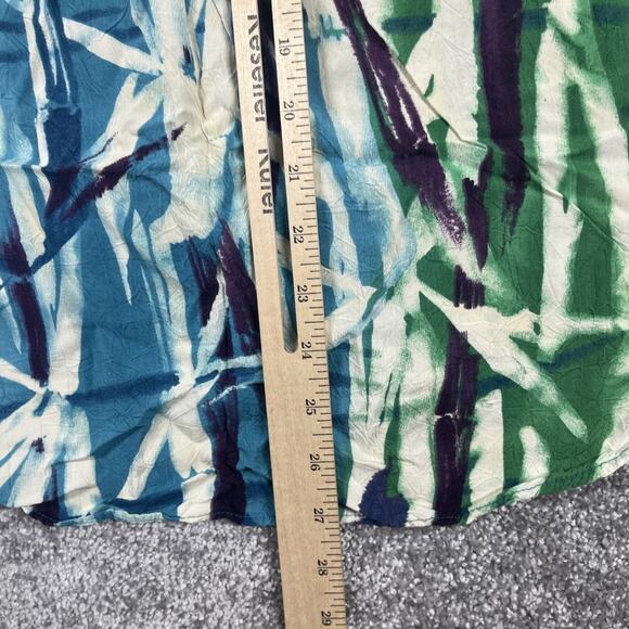 Jams World Shirt Mens Small Rayon Hawaiian Button Up Made in Hawaii Bamboo Print - Picture 8 of 9